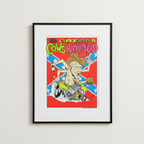 Cows + Hammerhead — Europhelch ’94 Tour Poster — Coop, Screenprint (1994)