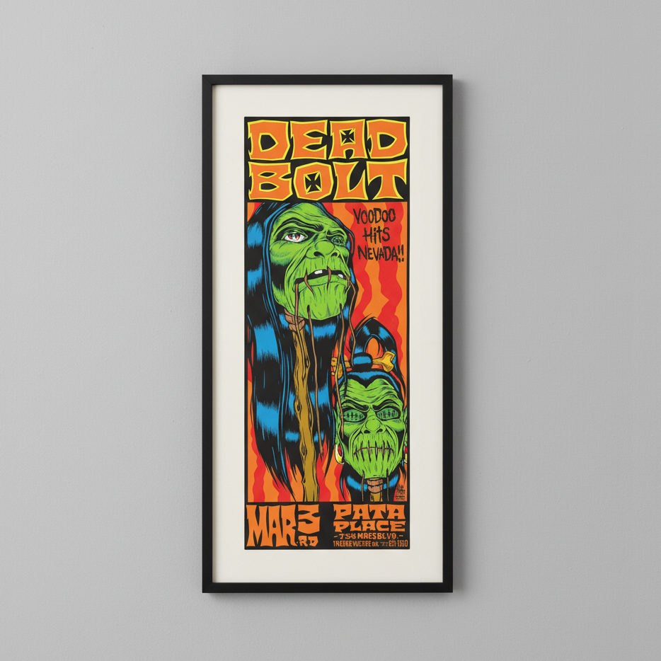 Dead Bolt — Pata Place — Alan Forbes, Signed & Numbered Screenprint (2000)