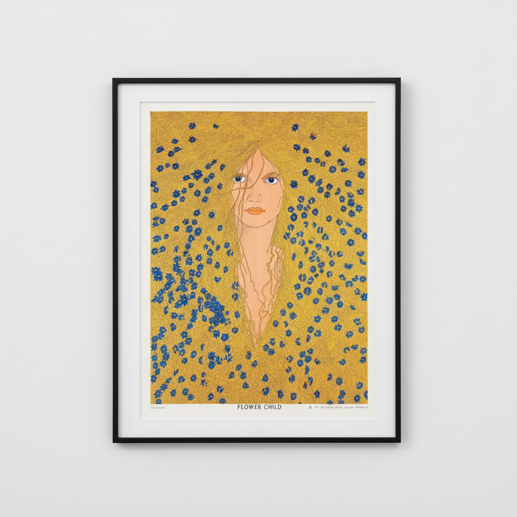 "Flower Child" — Astro Posters Art Print — John Thompson, Offset Lithograph (1967)