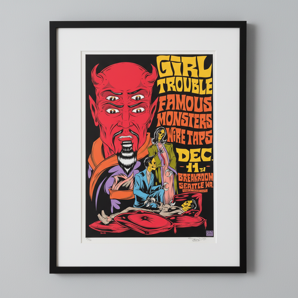 Girl Trouble Poster - Gallery Wall