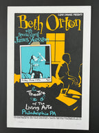 Beth Orton /  James Yorkston — Theatre of the Living Arts — Dave Crosland (Drowning Creek Studio) Signed & Numbered Screenprint (2002)
