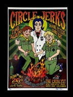 Circle Jerks / Time Again / Duane Peters / Gunfight — The Catalyst — Chris Shaw, Digital Print — Signed and Numbered (2005)