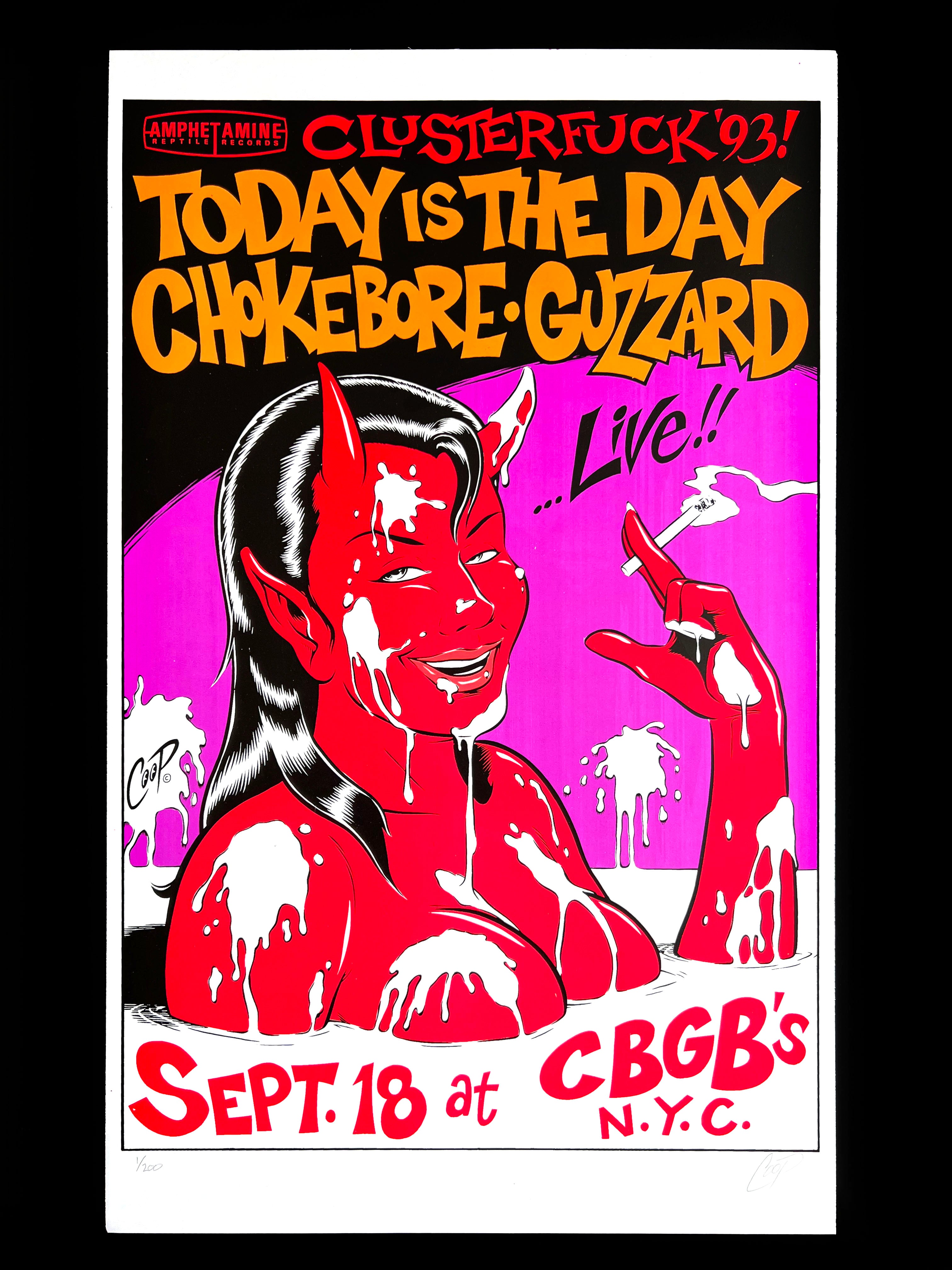RARE! Today is the Day — Clusterfuck ’93 — Coop, Screenprint (1993)