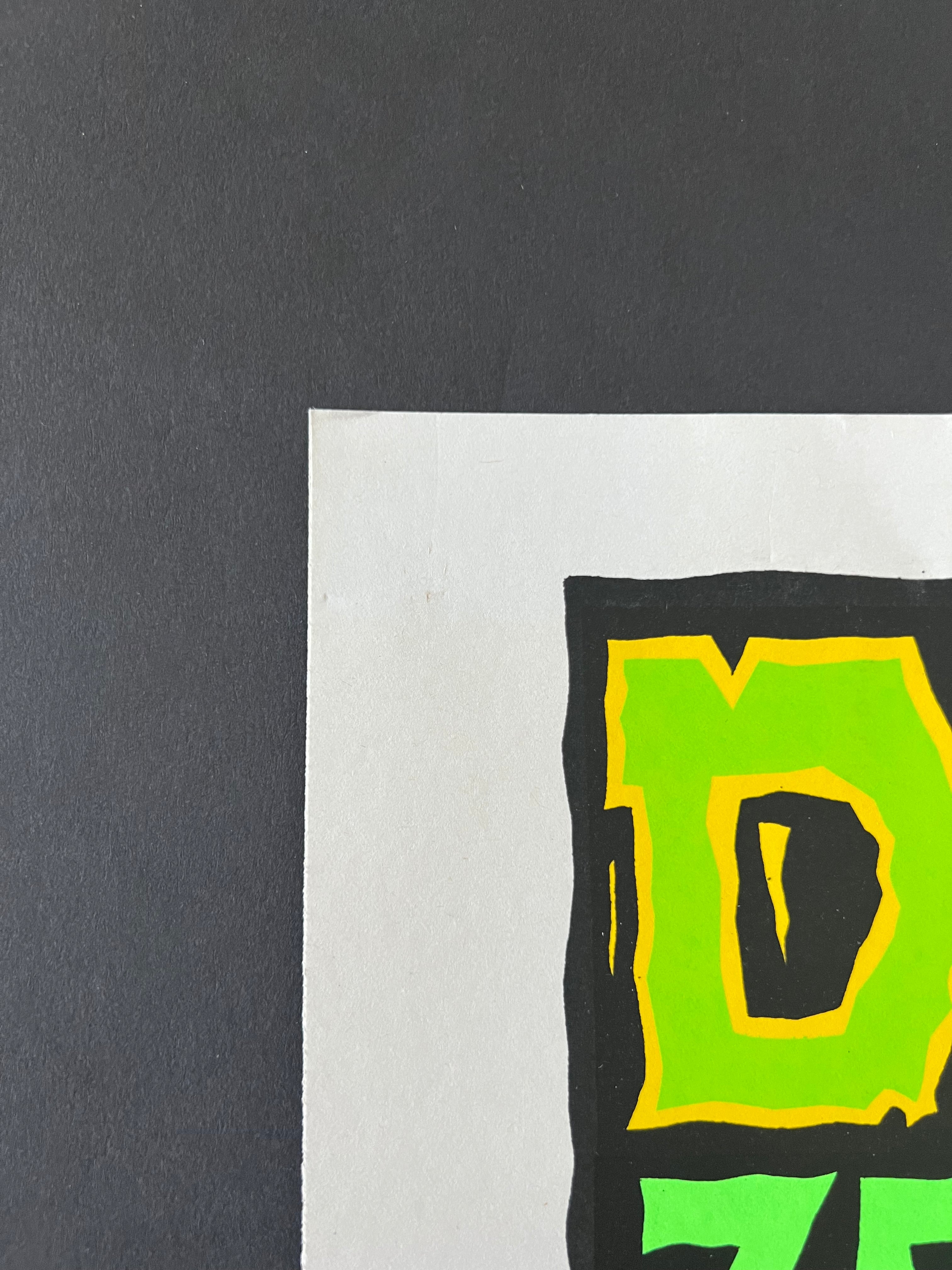 Dwarves /  Zeek /  U.S. Bombs — Bottom of the Hill — Alan Forbes, Signed & Numbered Screenprint (1997)