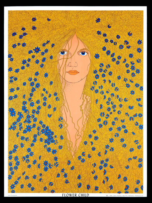 "Flower Child" — Astro Posters Art Print — John Thompson, Offset Lithograph (1967)