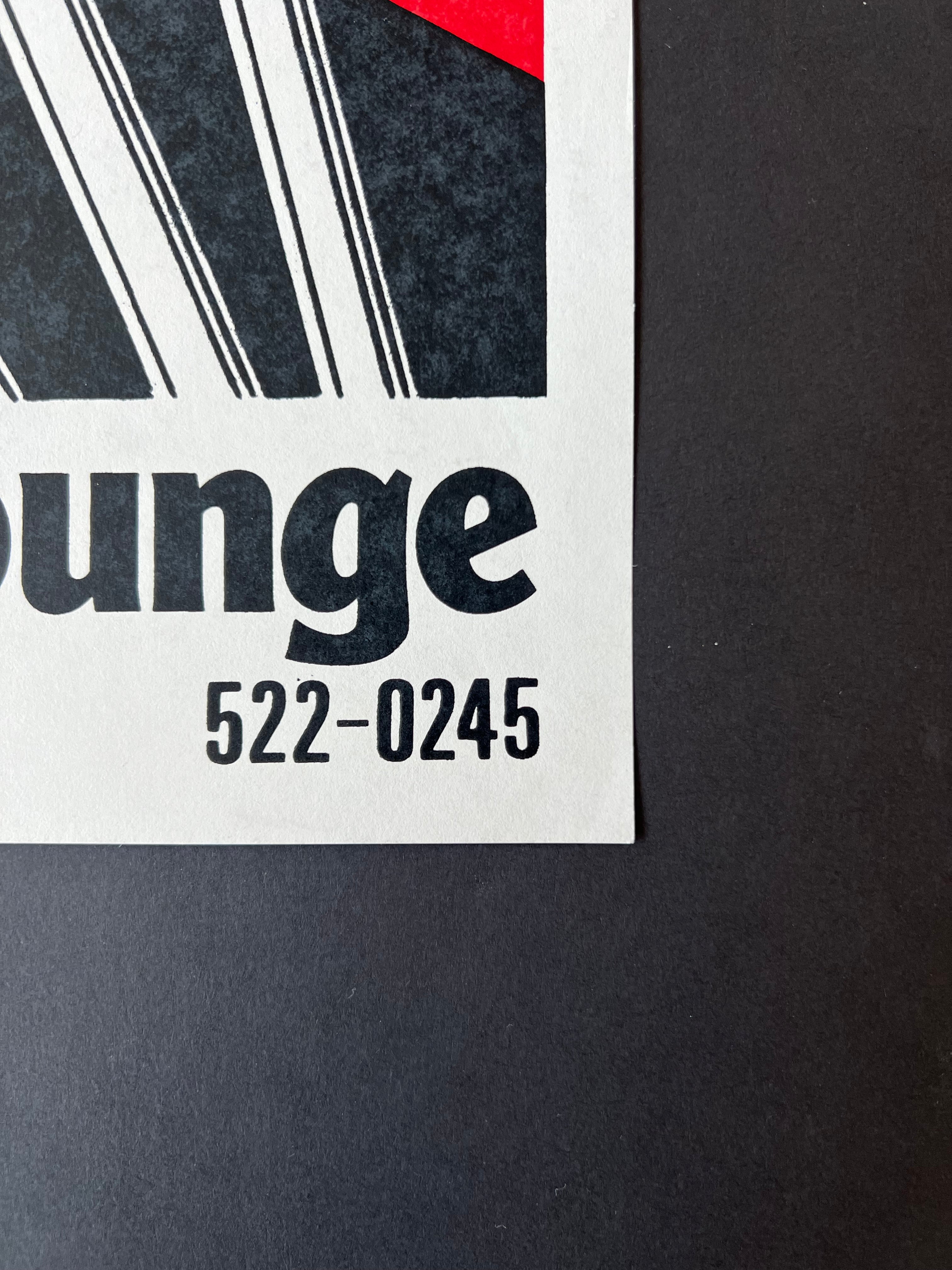 Liars Cheats & Thieves — Token Lounge, Detroit — Ghetto Press, Screenprint (1990)