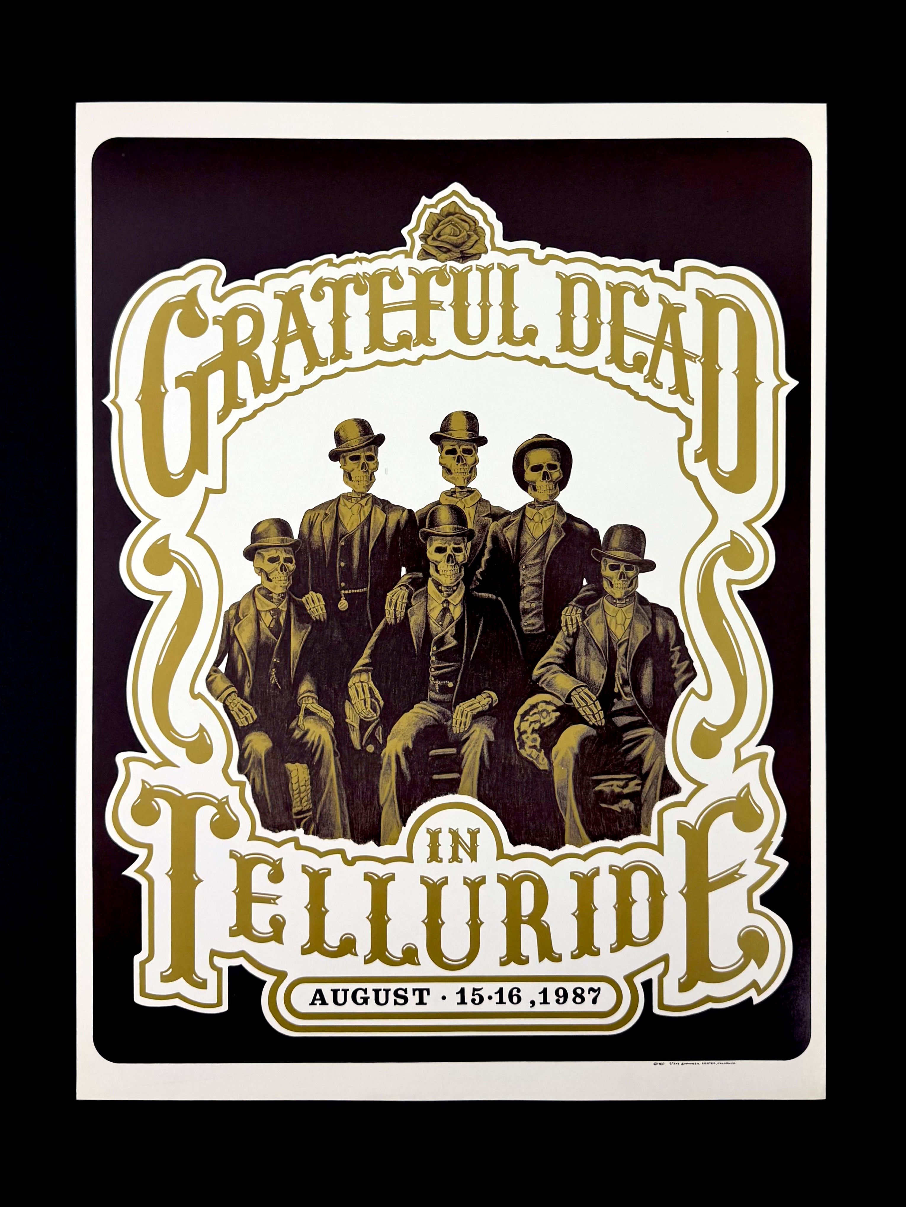 Grateful Dead — Telluride, Second Printing — Steve Johannsen, Offset Lithograph (1987)