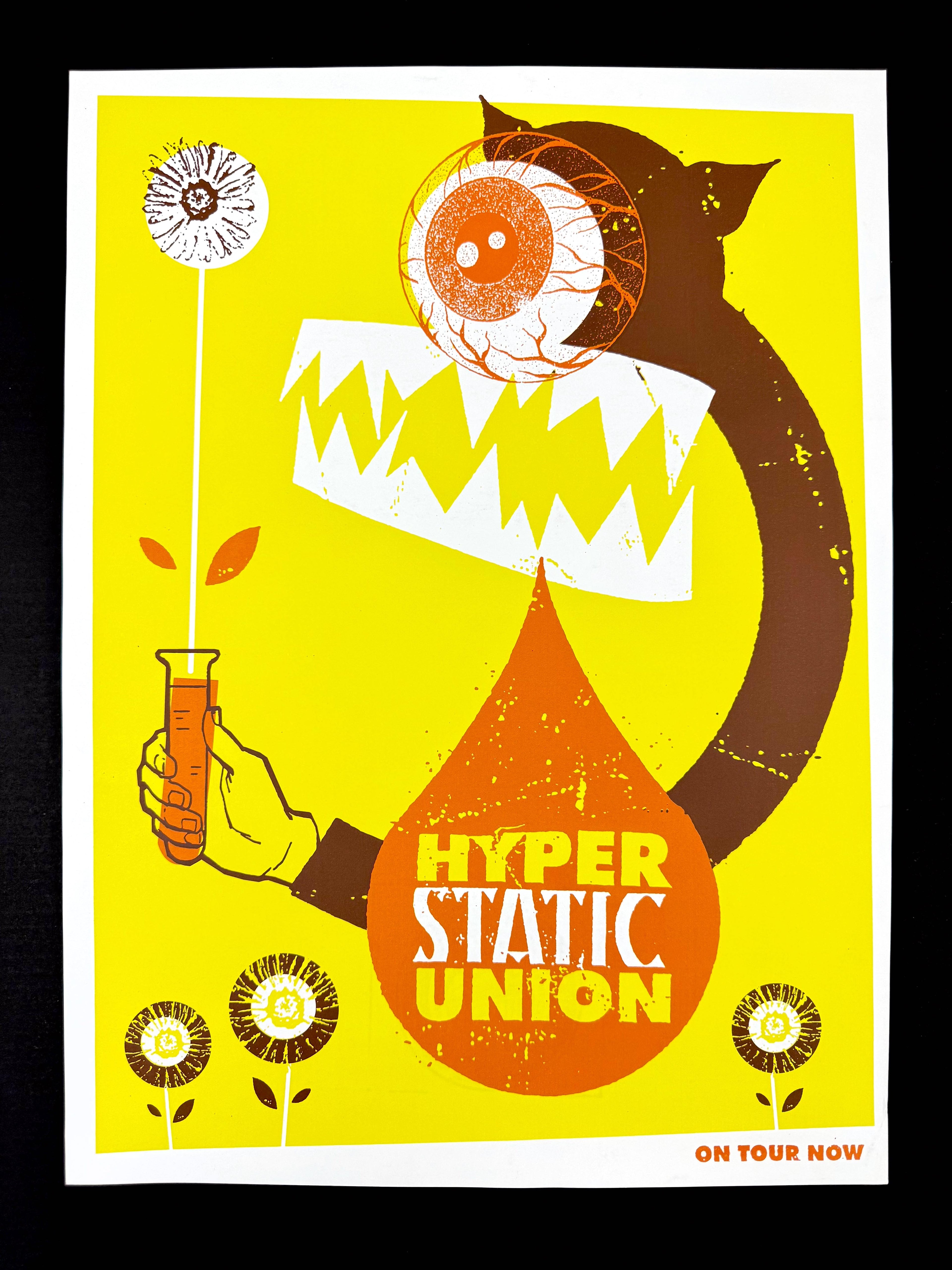 Hyper Static Union — Tour Promo Poster —  Asterik Posters, Limited Edition Screenprint