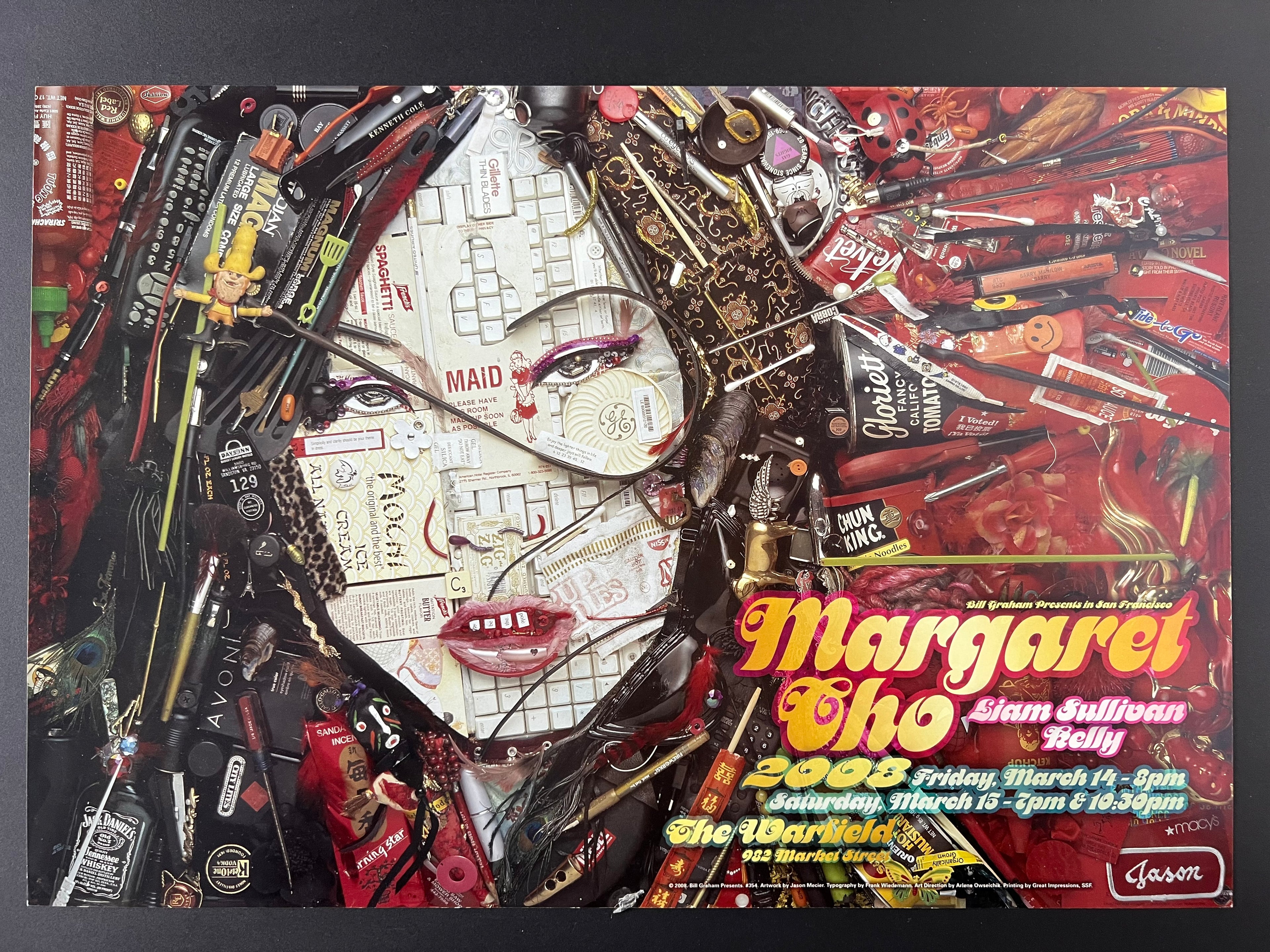Margaret Cho — The Warfield — Jason Mecier, Offset Lithograph (2008)