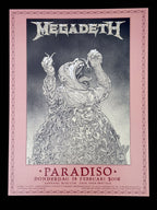 Megadeth — Paradiso, Amsterdam — Valentine's Day — John Seabury, Offset Lithograph (2008)