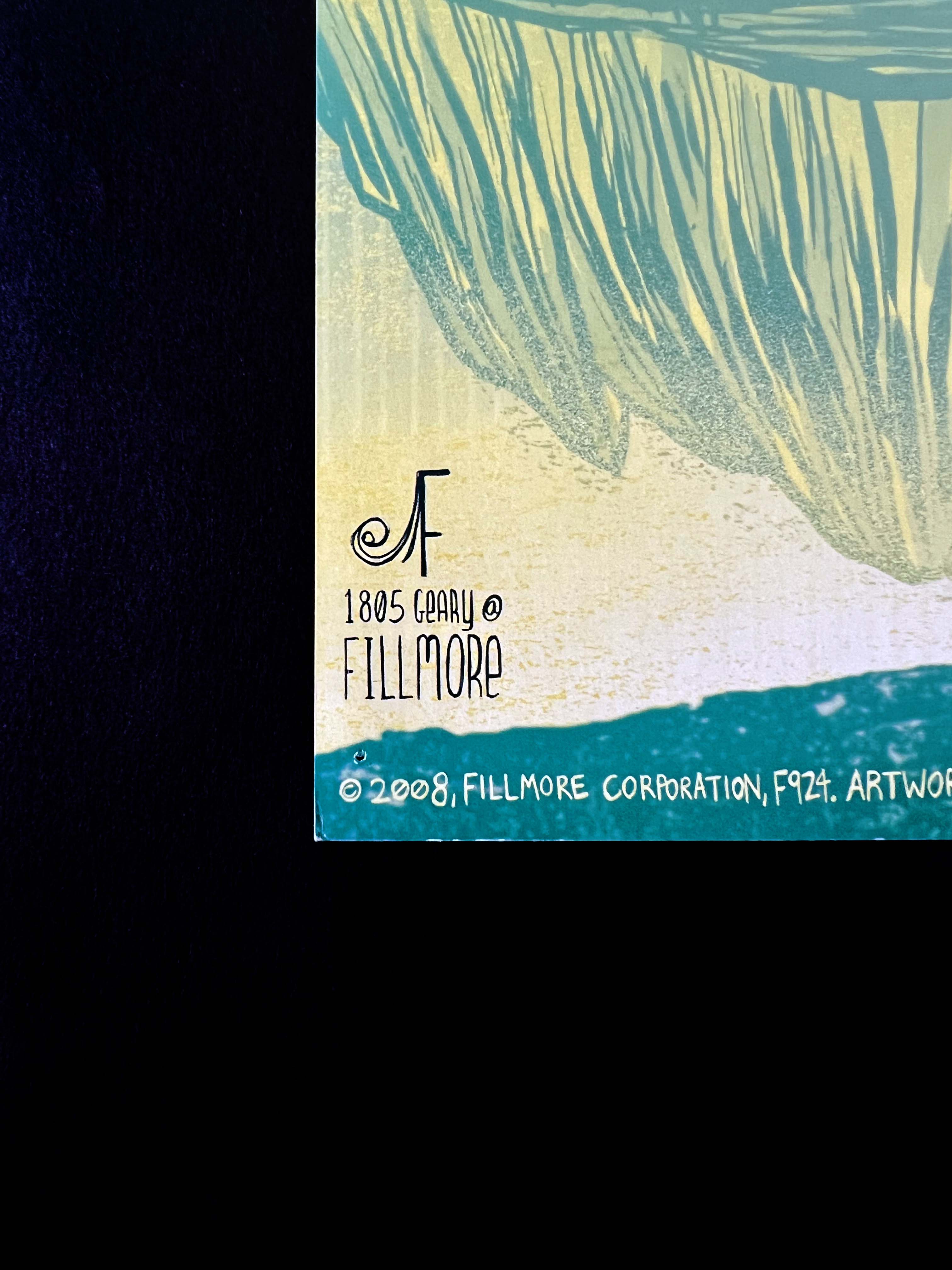 Nada Surf / Sea Wolf — The Fillmore —  Kevin Tong, Offset Lithograph (2008)