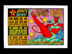 The Naughty Ones / The Gary Floyd Band / The Useless Playboys / The Royal Crown Revue / Super Diamond — Three Big Shows— Frank Kozik, Signed & Numbered Screenprint (1995)