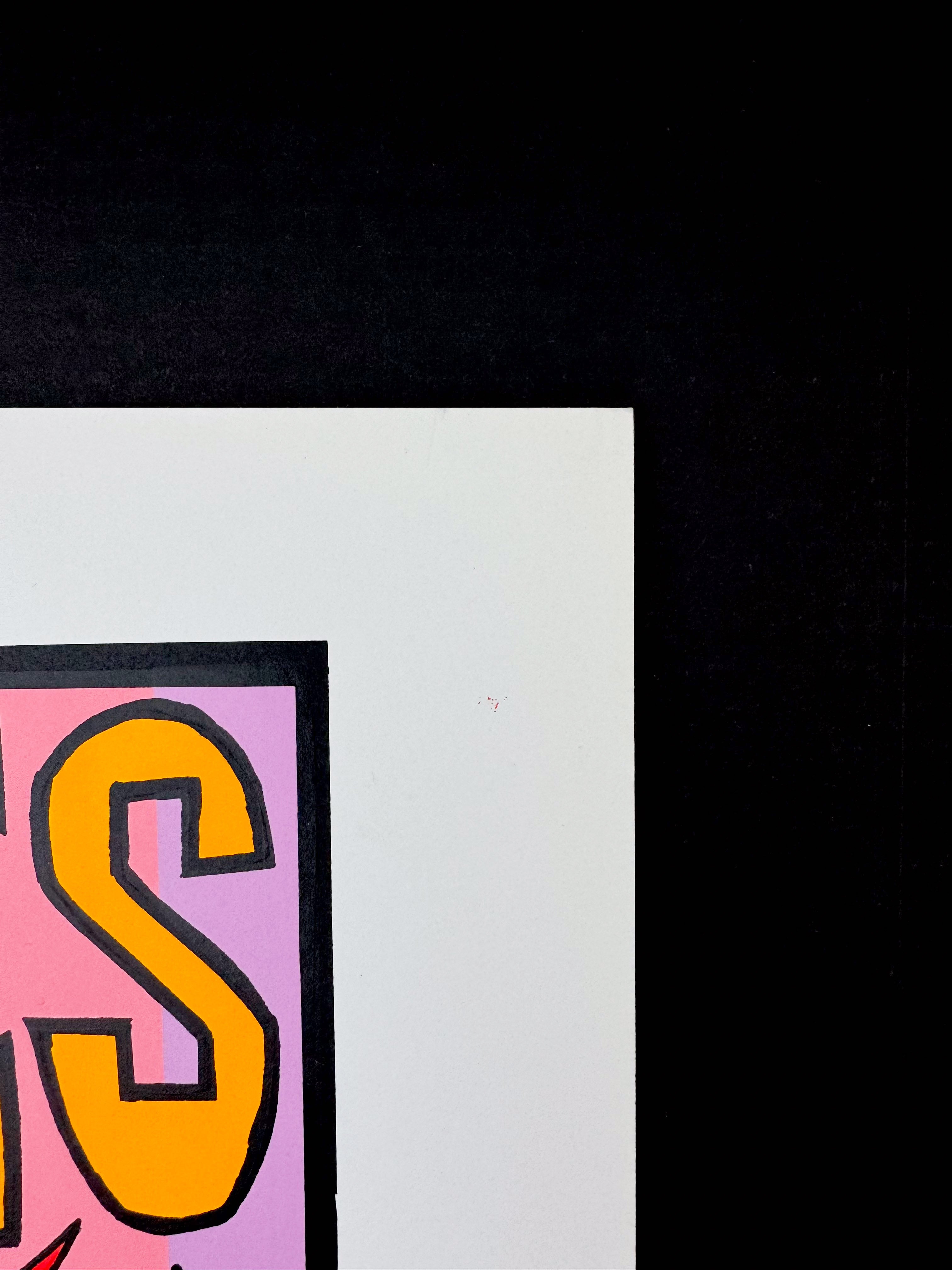 The Naughty Ones / The Gary Floyd Band / The Useless Playboys / The Royal Crown Revue / Super Diamond — Three Big Shows— Frank Kozik, Signed & Numbered Screenprint (1995)