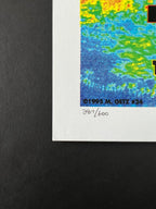 The Offspring /  Quicksand /  No Use For A Name — The Edge — M. Getz, Signed & Numbered Screenprint (1995)