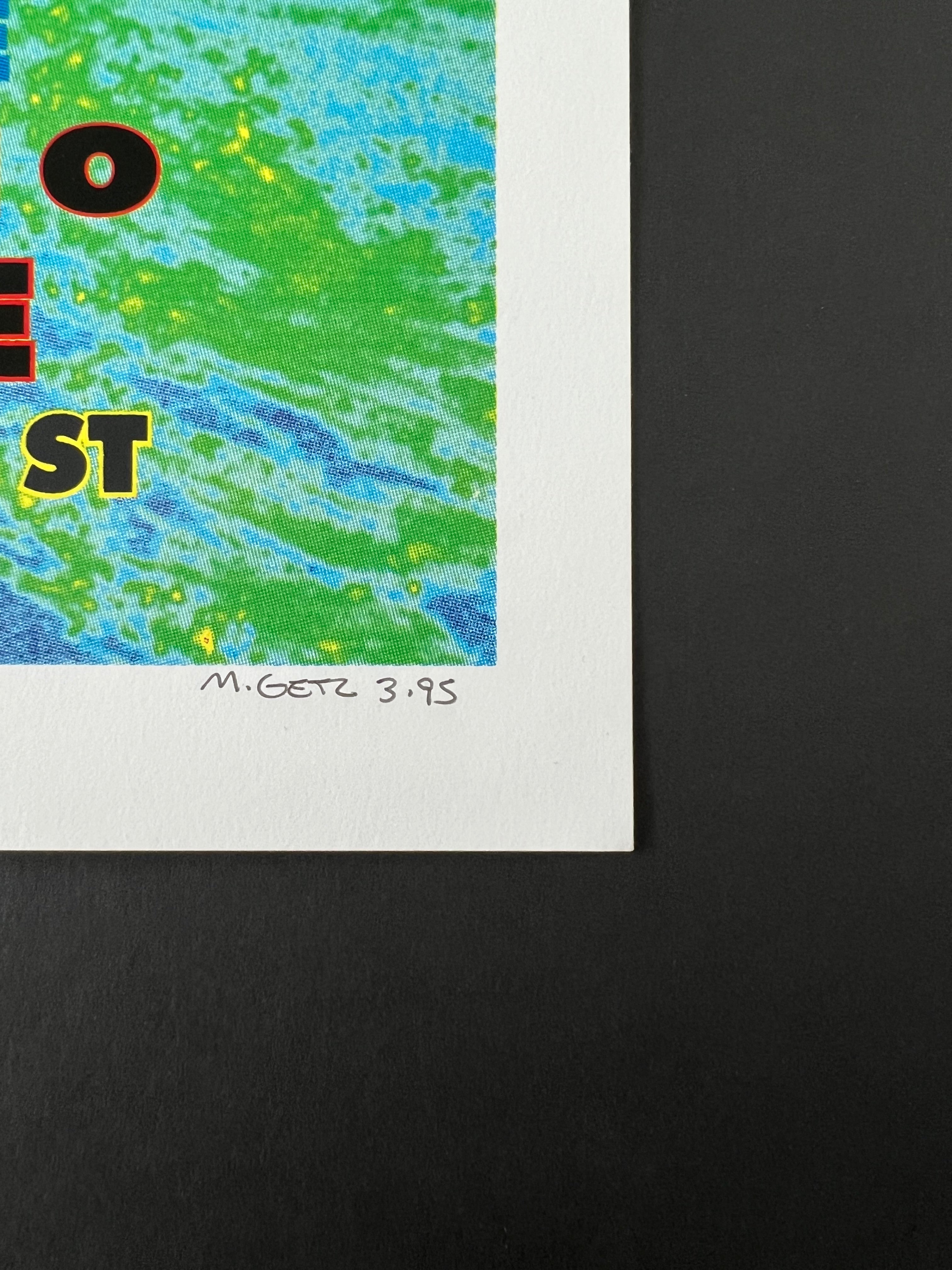 The Offspring /  Quicksand /  No Use For A Name — The Edge — M. Getz, Signed & Numbered Screenprint (1995)