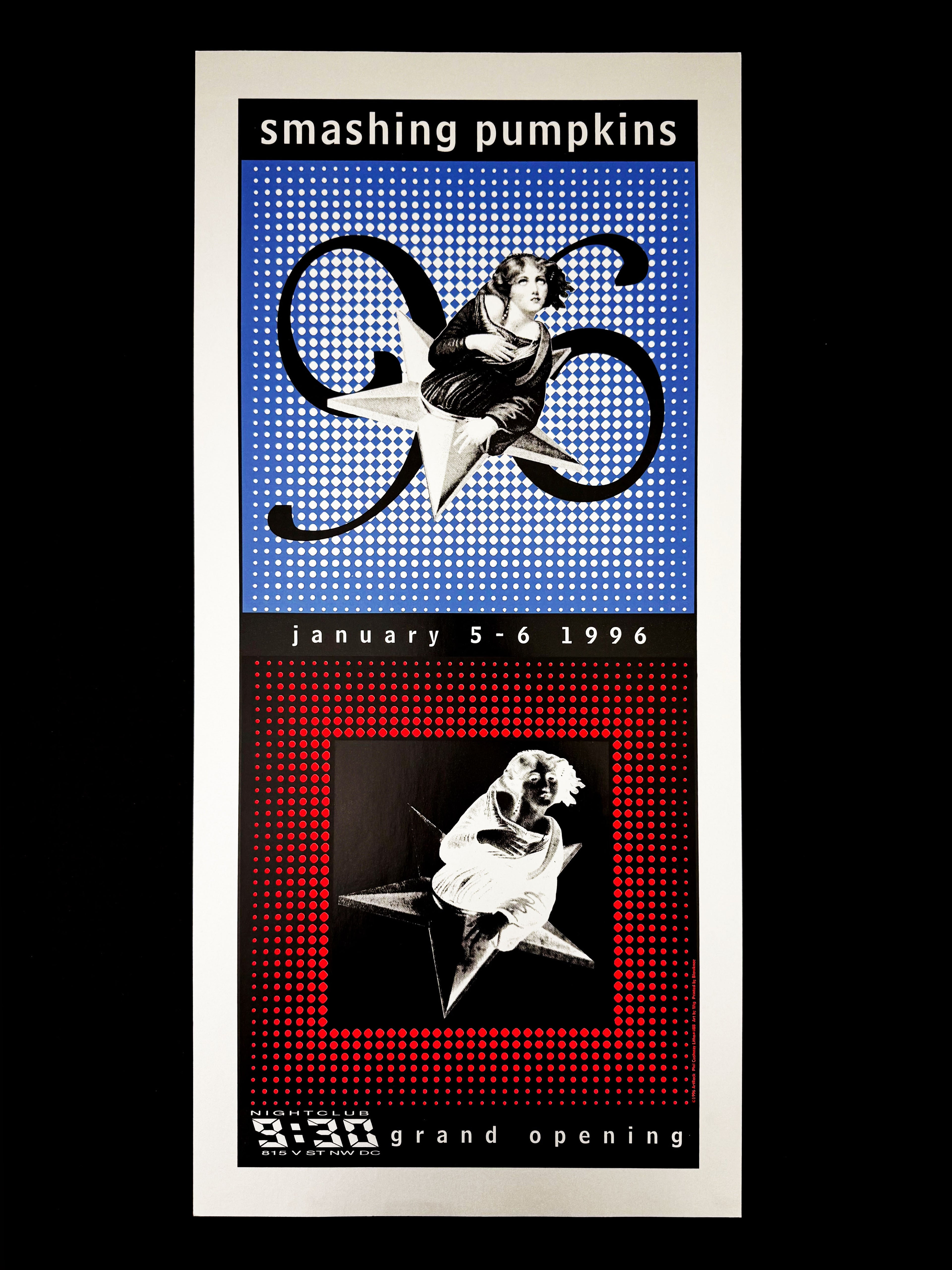 Smashing Pumpkins —  9:30 Club — Screenprint by Wig (1996)