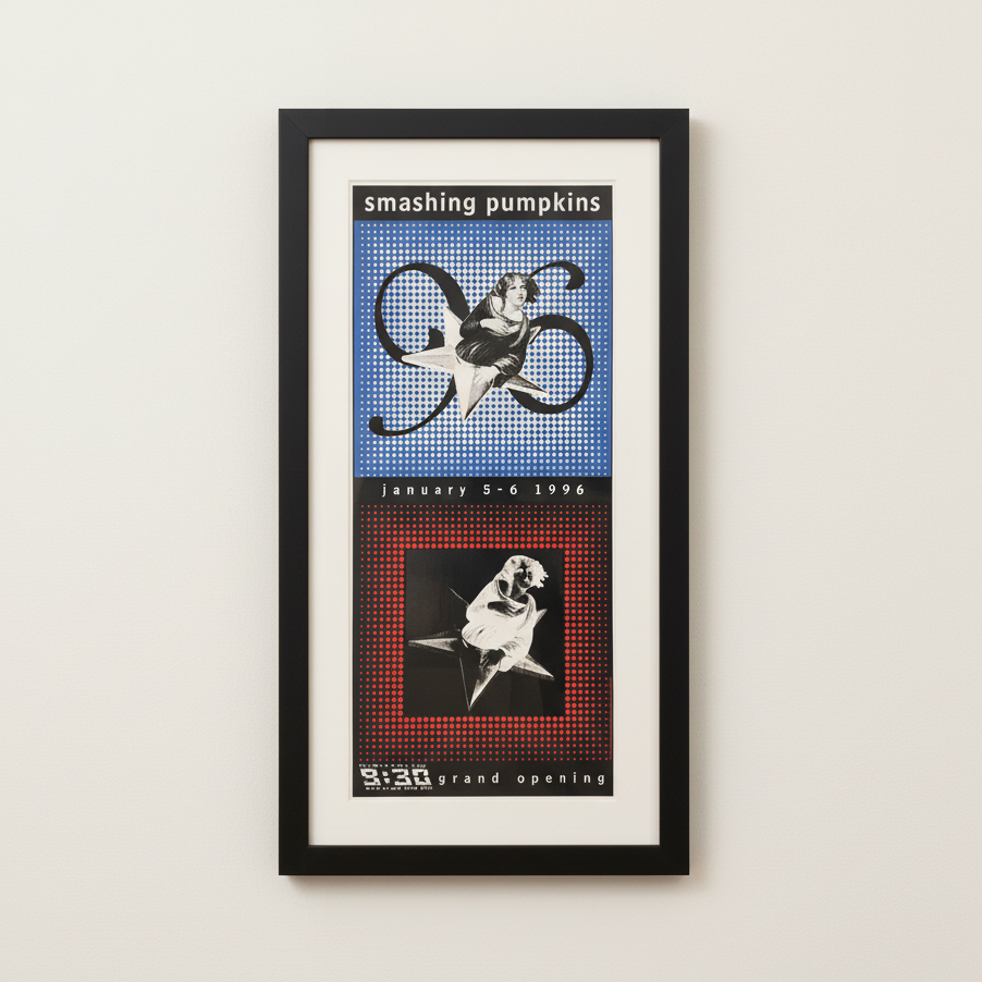 Smashing Pumpkins —  9:30 Club — Screenprint by Wig (1996)