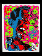 Southern Culture on the Skids / The Muffs / Cub — Maxwell's — Ward Sutton, Signed & Numbered Screenprint (1995)