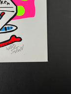 Southern Culture on the Skids / The Muffs / Cub — Maxwell's — Ward Sutton, Signed & Numbered Screenprint (1995)