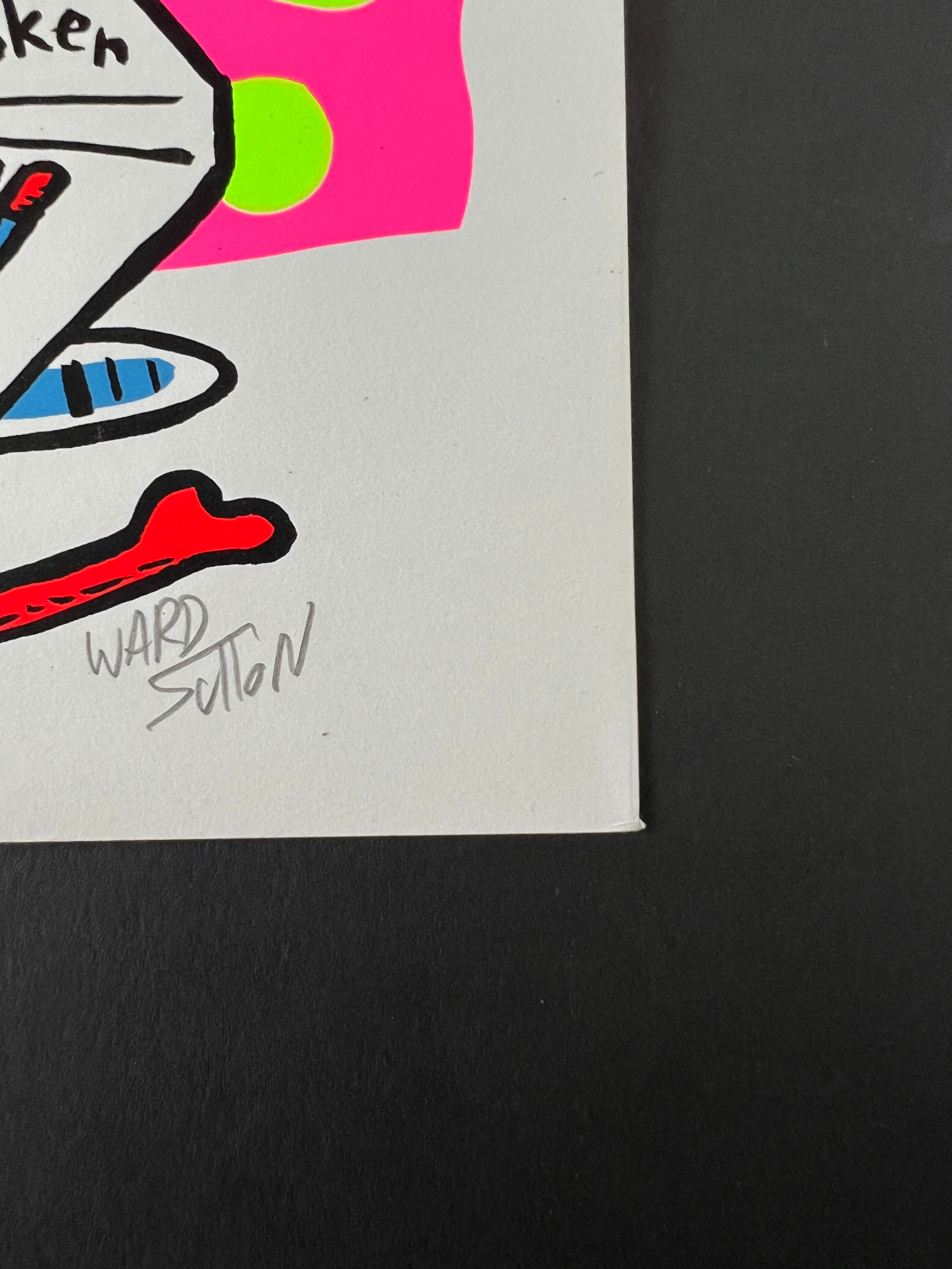 Southern Culture on the Skids / The Muffs / Cub — Maxwell's — Ward Sutton, Signed & Numbered Screenprint (1995)