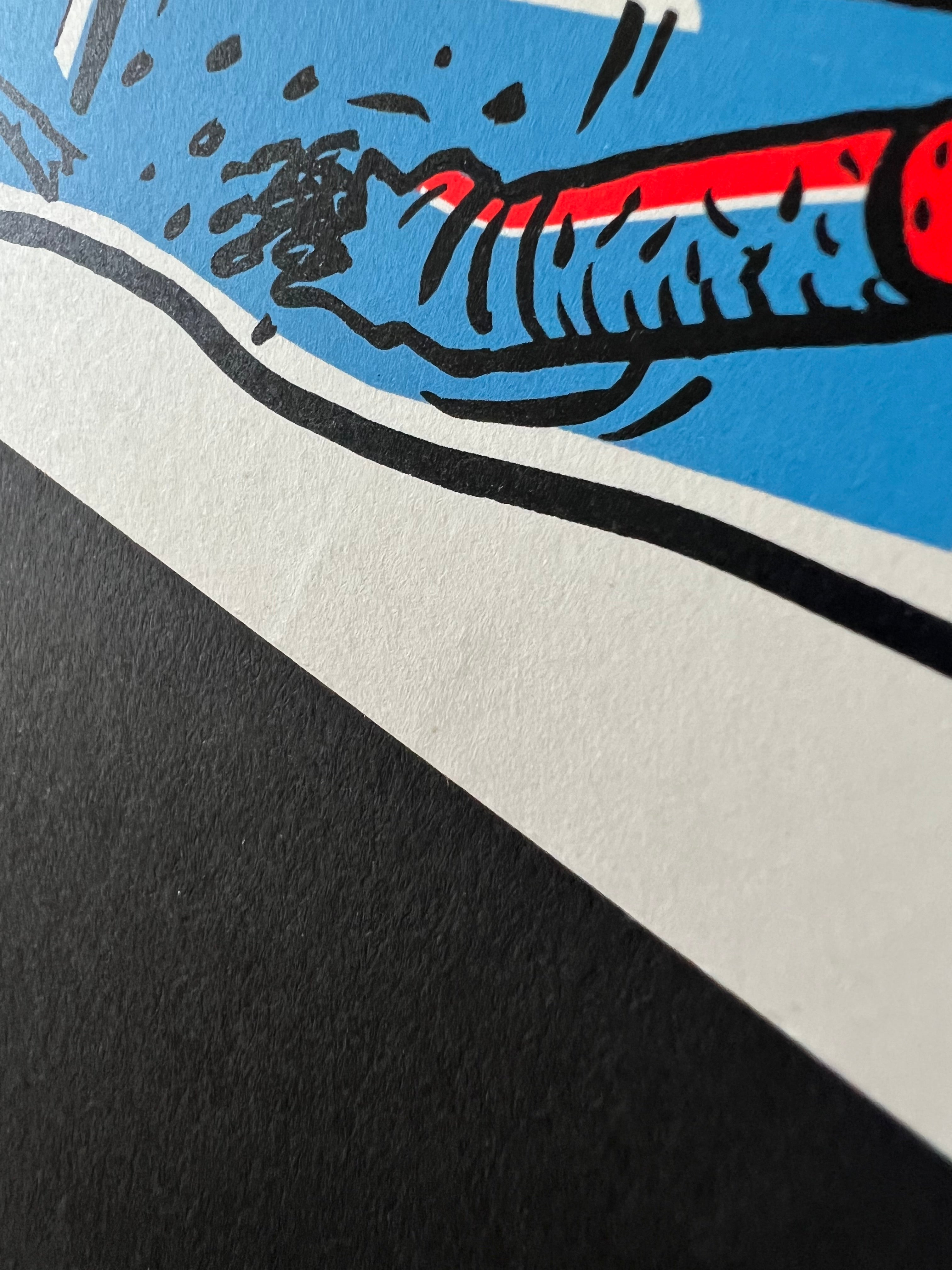 Southern Culture on the Skids / The Muffs / Cub — Maxwell's — Ward Sutton, Signed & Numbered Screenprint (1995)