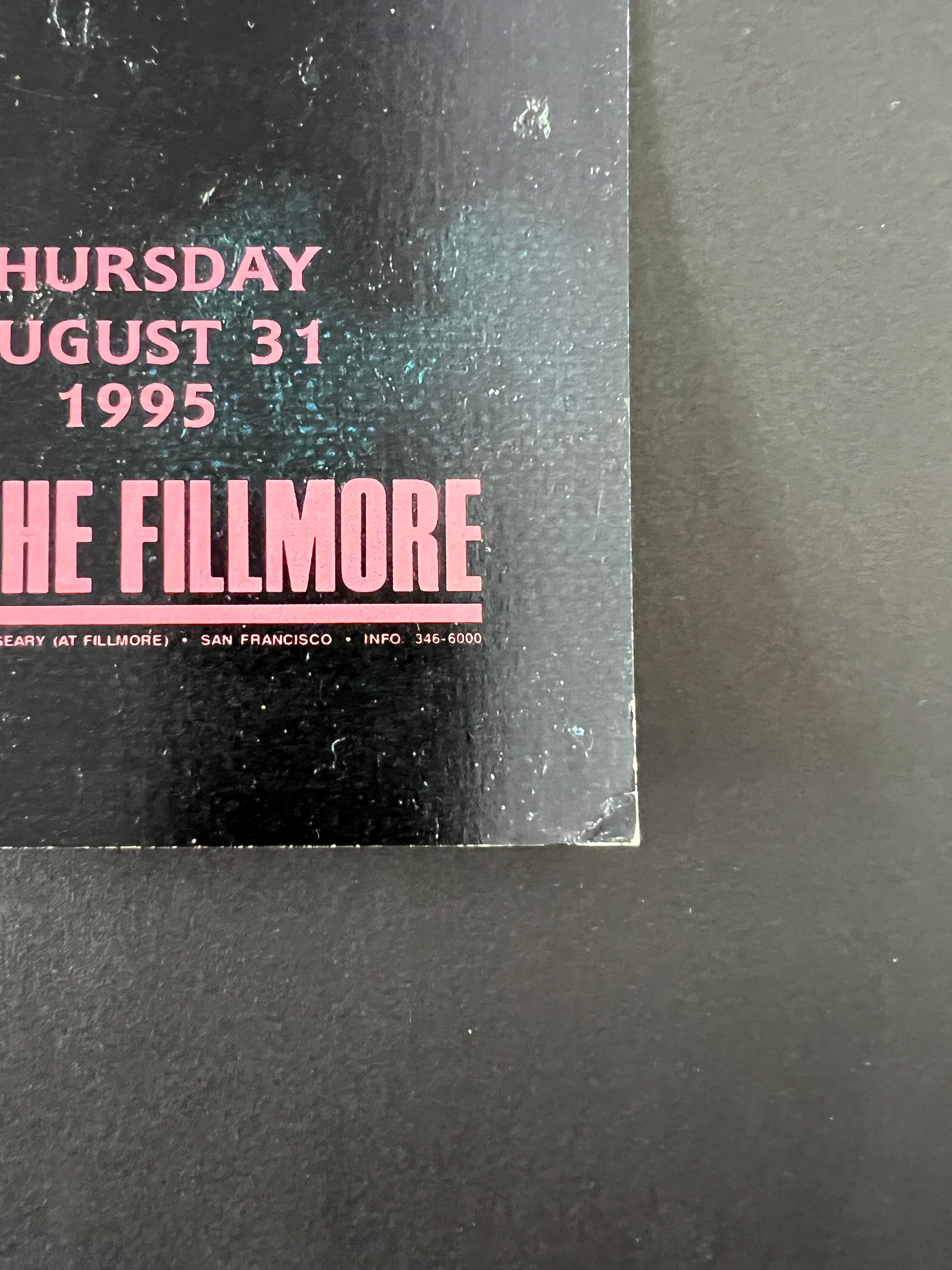 Spearhead / Ben Harper / Aceyalone / Brooklyn Funk Essentials — The Fillmore — Randel Chavez, Offset Lithograph (1995)