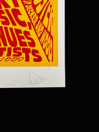 Superchunk / Aereogramme / Rilo Kylie — Trocadero Theatre — Jeff Wood / James Decker, Signed & Numbered Screenprint (2001)