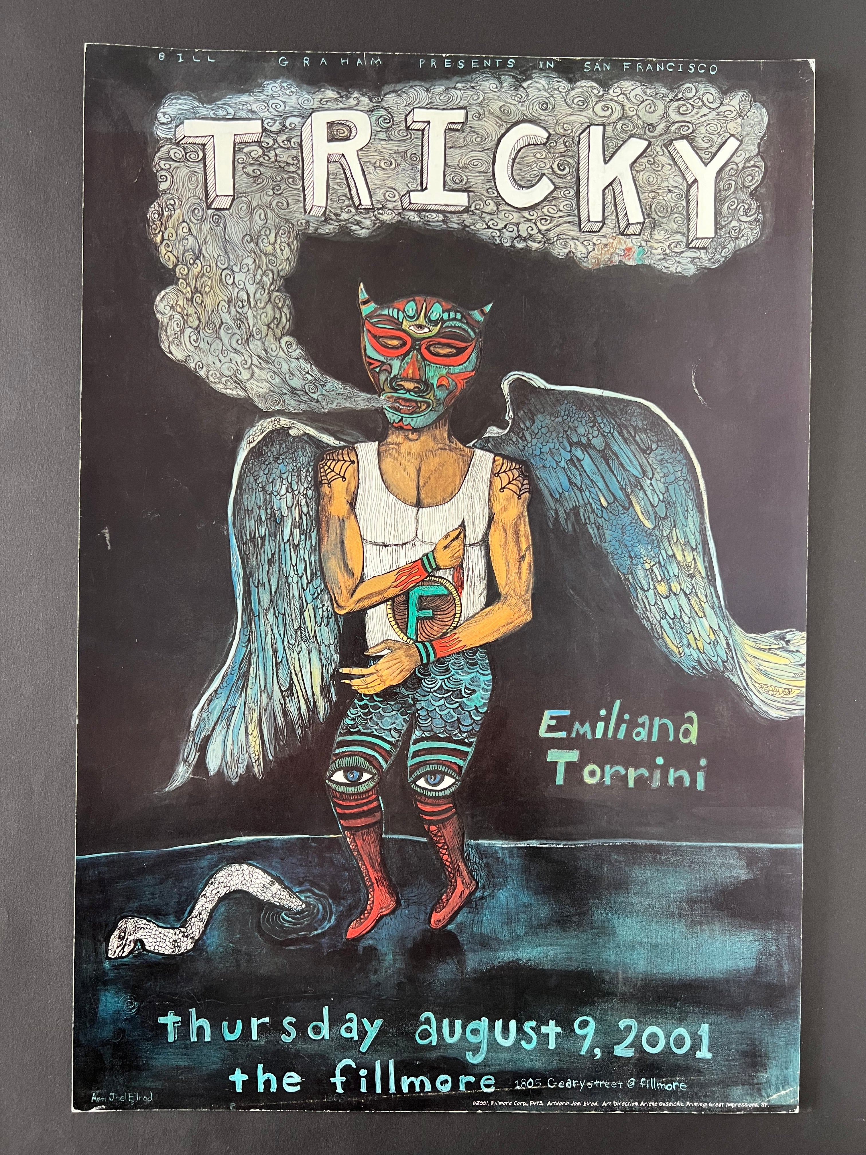 Tricky / Emiliana Torrini — The Fillmore — Joel Elrod / Arlene Owseichik, Offset Lithograph (2001)