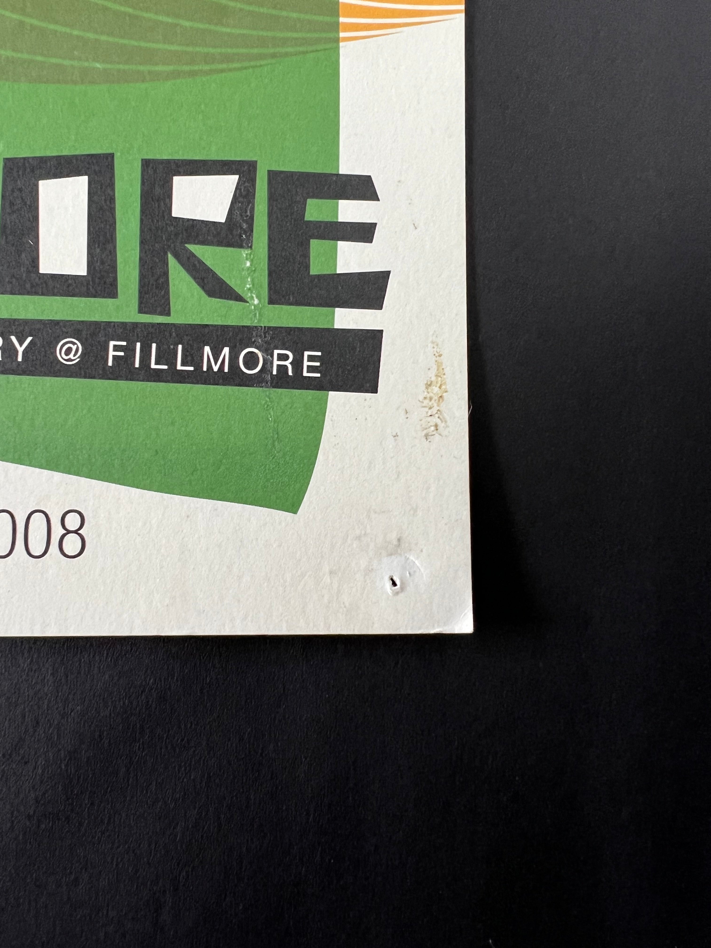 Umphrey's McGee / Om Trio — The Fillmore — Randy Fung, Offset Lithograph (2008)