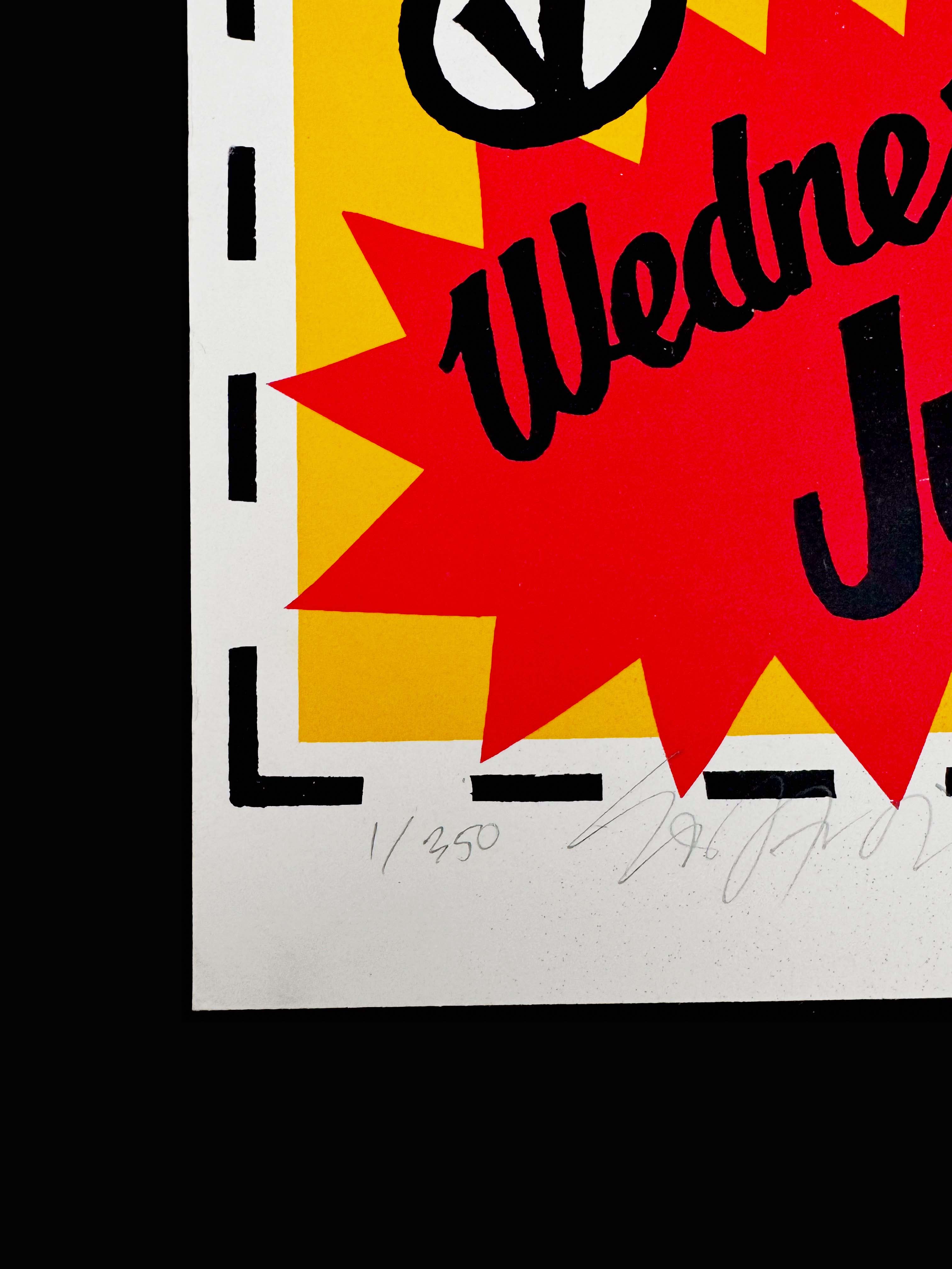 Unsane / Hammerhead / Guzzard / Today is the Day / Chokebore — CBGB — Mr. Fotheringham, Signed & Numbered Screenprint (1994)