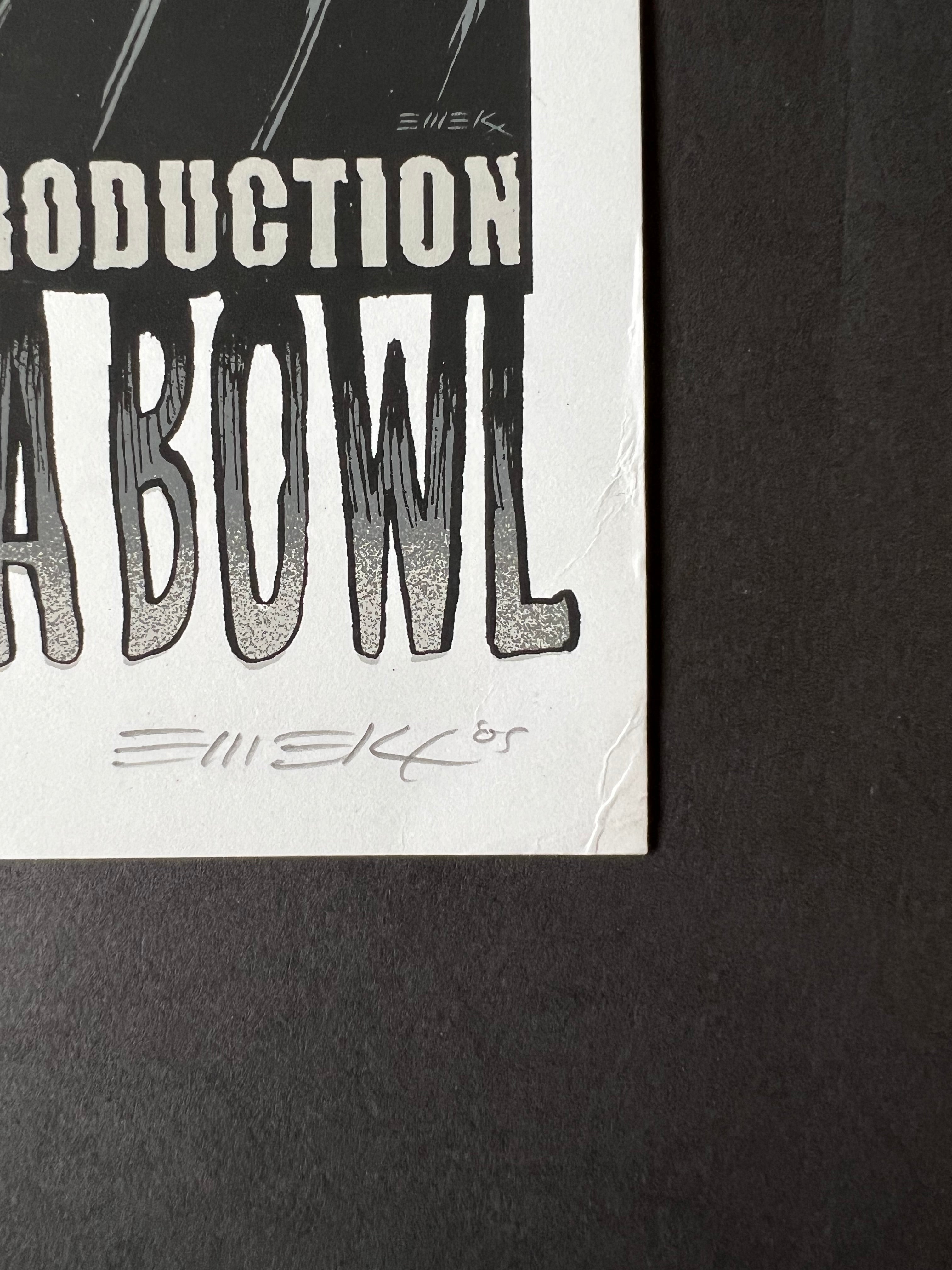 Weezer — Santa Barbara Bowl — Emek, Screenprint (2005)