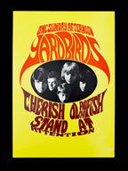 The Yardbirds "One Sunday Afternoon" Double-Sided Promo Poster — Offset Lithograph (1967)