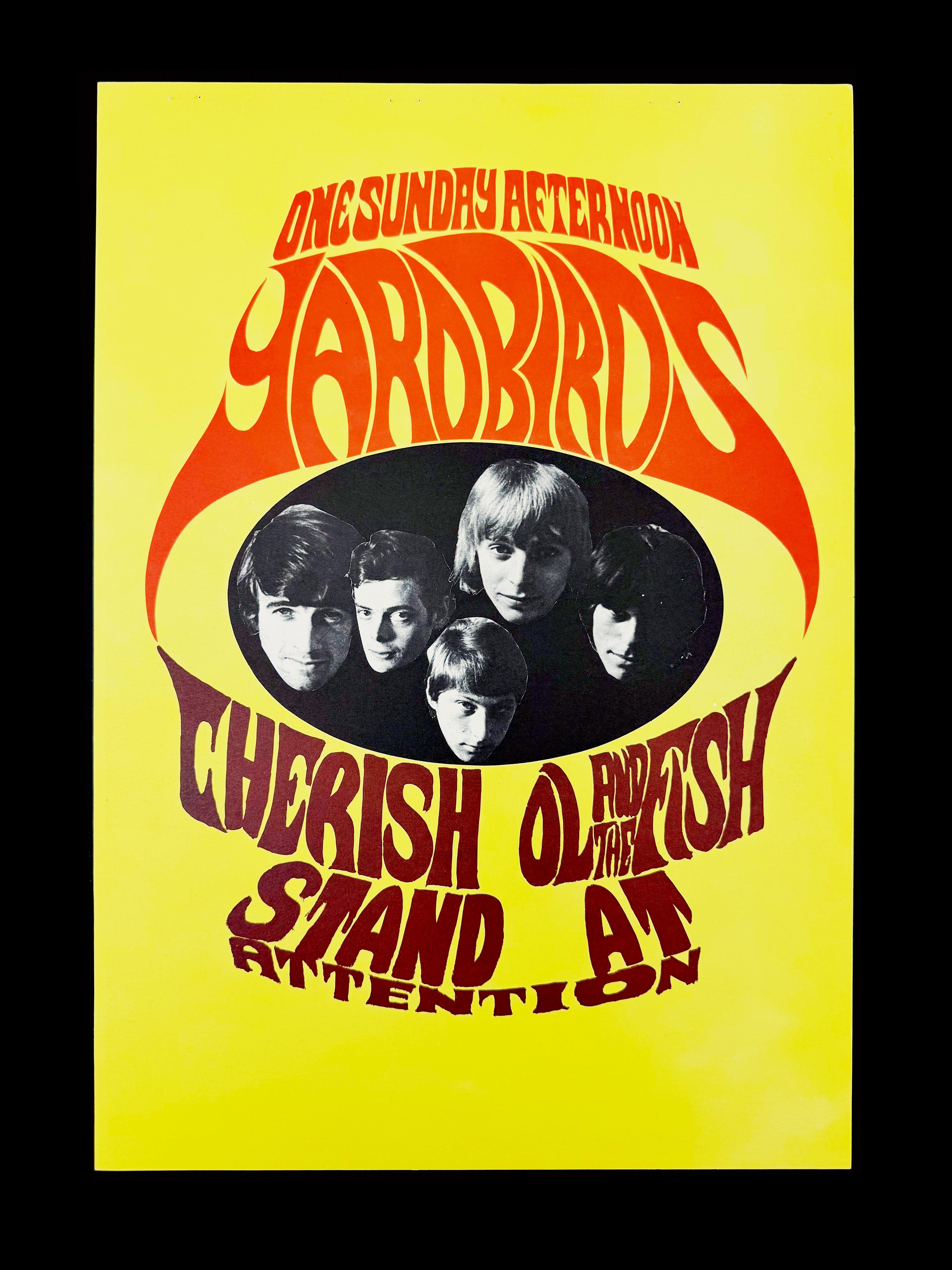 The Yardbirds "One Sunday Afternoon" Double-Sided Promo Poster — Offset Lithograph (1967)