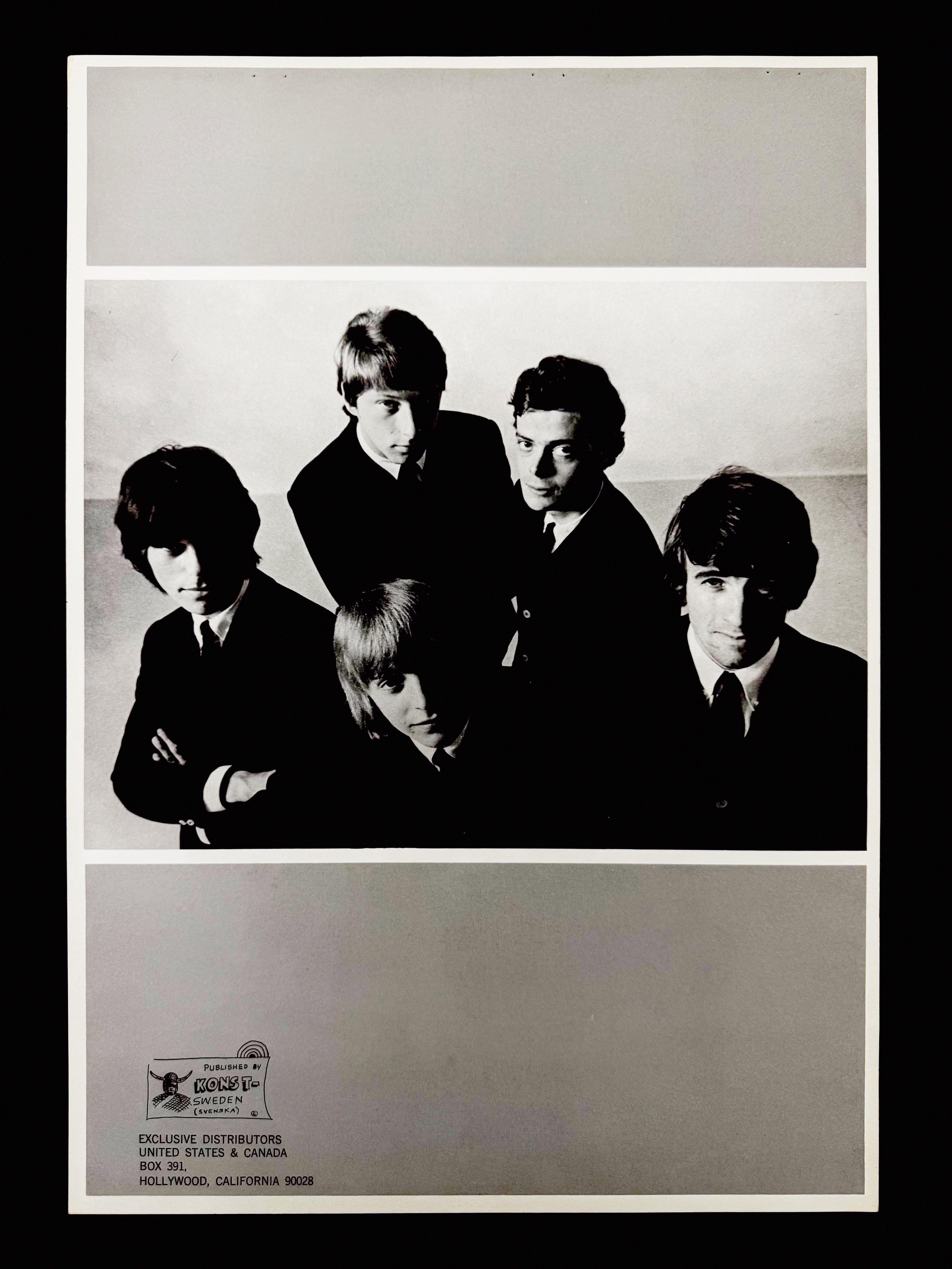 The Yardbirds "One Sunday Afternoon" Double-Sided Promo Poster — Offset Lithograph (1967)