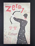 Zero 7 / Jose Gonzalez — The Fillmore — Chris Silas Neal, Offset Lithograph (2008)