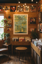 Nada Surf Poster - Record Store Setting