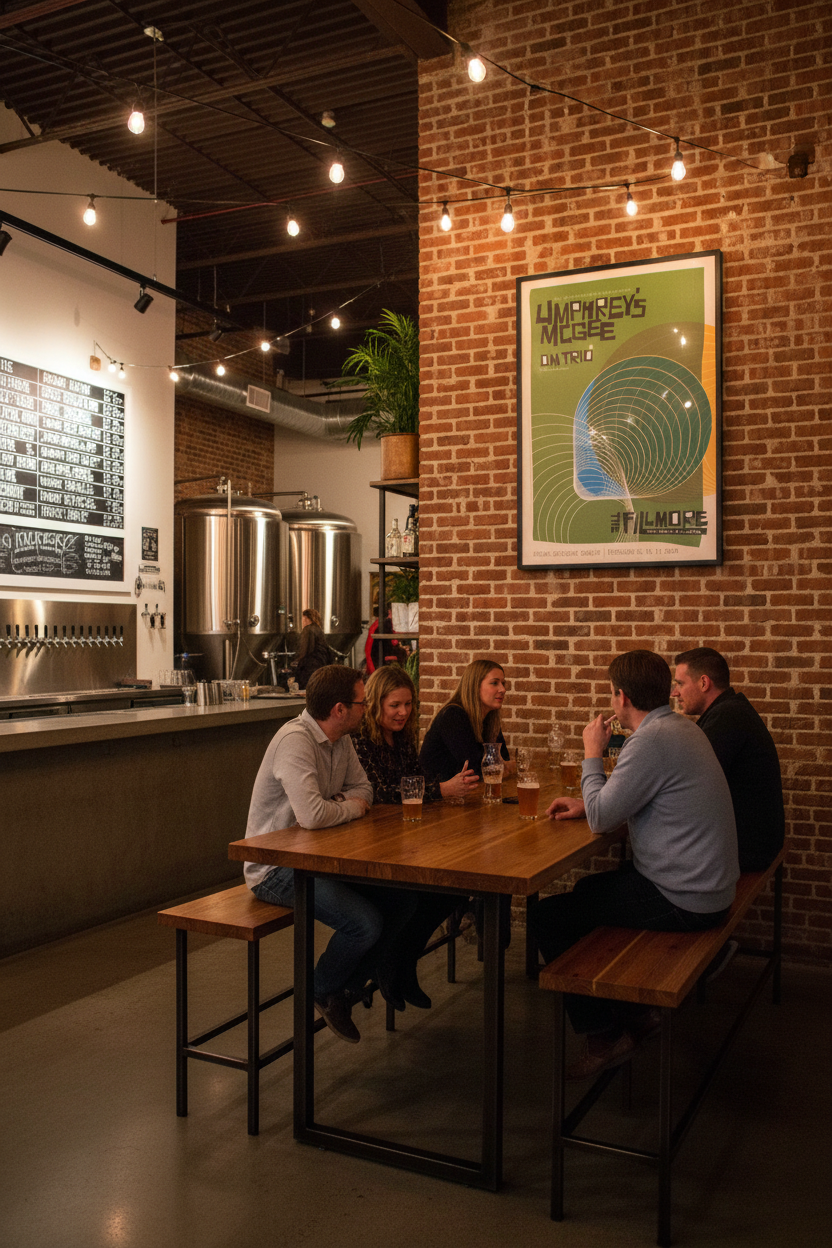Umphrey's McGee Poster - Brewery Setting