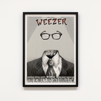 Weezer — Santa Barbara Bowl — Emek, Screenprint (2005)