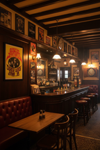 Yardbirds Poster in 1960s British Pub