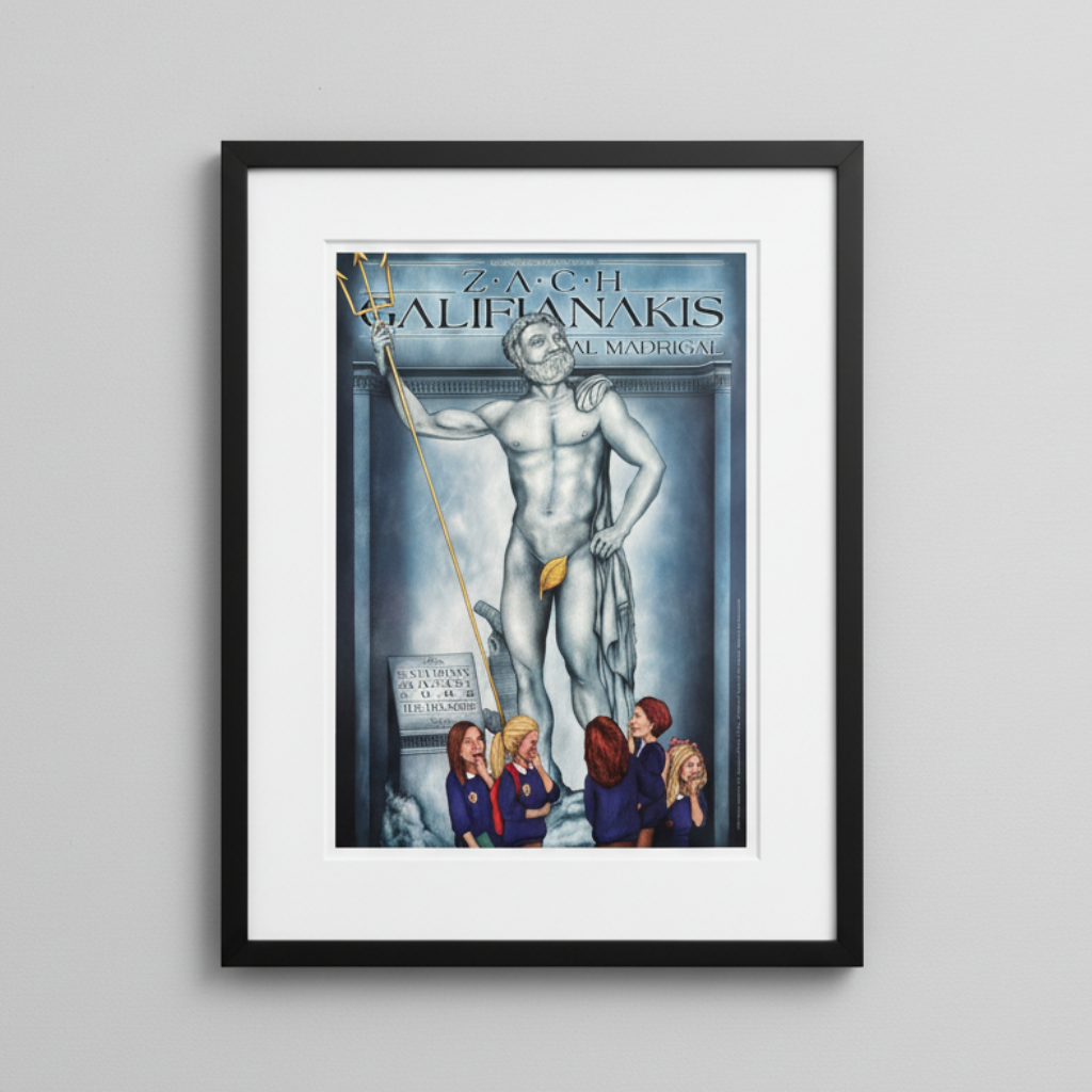 Zach Galifianakis Poster - Gallery Wall