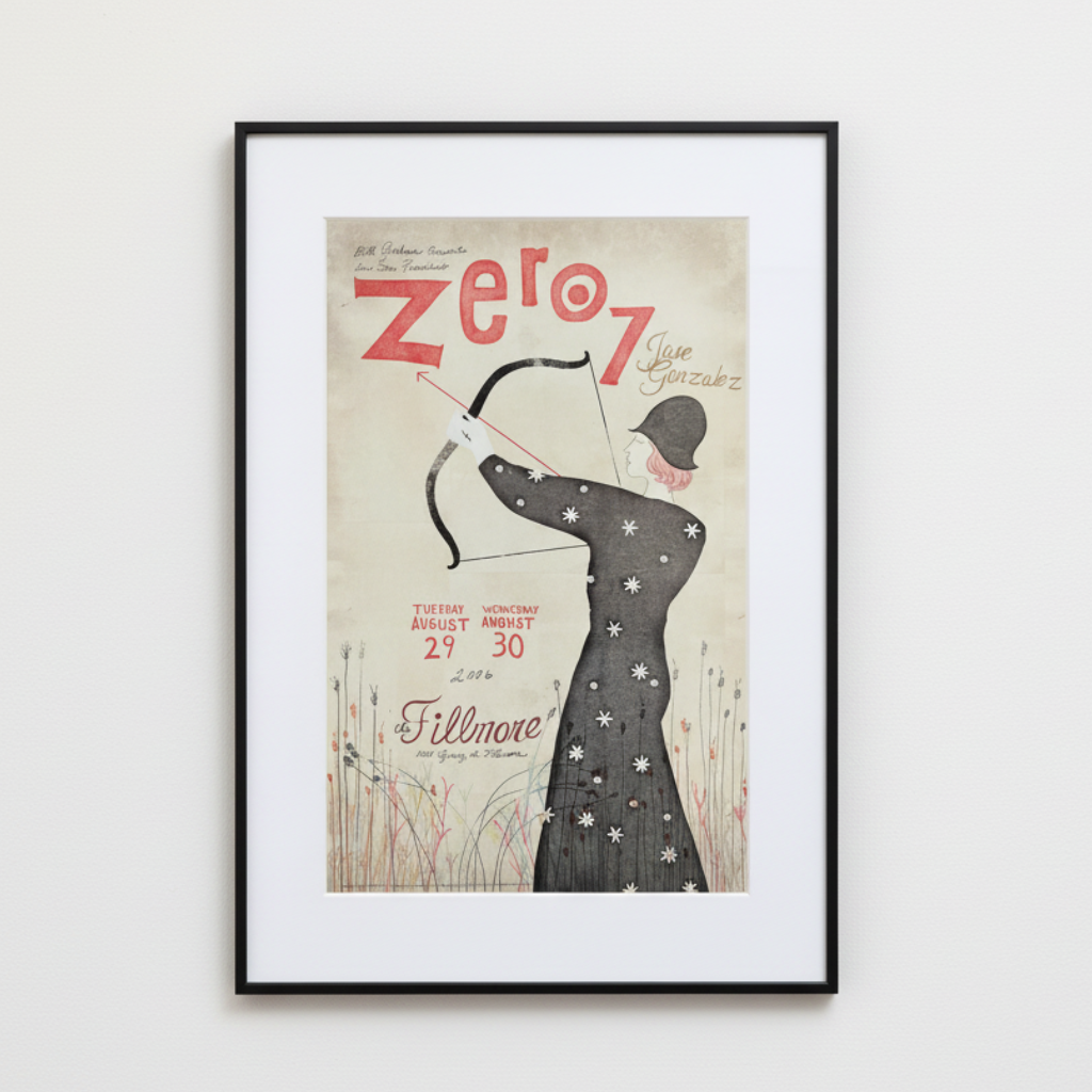 Zero 7 Poster - Gallery Wall
